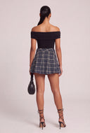 Plaid Mini Skort