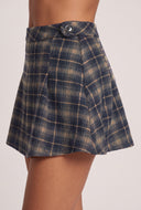 Plaid Mini Skort