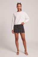 Plaid High Waist Skirt