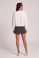 Plaid High Waist Skirt