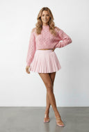Maren Pleated High Waisted Skort
