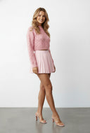 Maren Pleated High Waisted Skort
