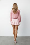 Maren Pleated High Waisted Skort