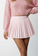 Maren Pleated High Waisted Skort