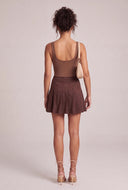 Pleated Mini Skirt