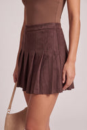Pleated Mini Skirt