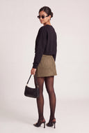 Genevieve Faux Suede Mini Skirt