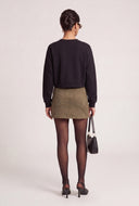 Genevieve Faux Suede Mini Skirt