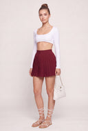 Pleated Tennis Skort