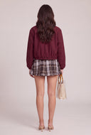 Ellis Plaid Pleated Skort
