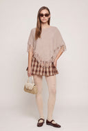 Ellis Plaid Pleated Skort