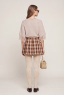 Ellis Plaid Pleated Skort
