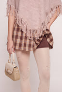 Ellis Plaid Pleated Skort
