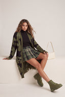 Ellis Plaid Pleated Skort