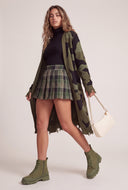 Ellis Plaid Pleated Skort