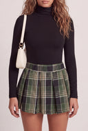Ellis Plaid Pleated Skort
