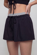 Layered Waistband Mini Skirt