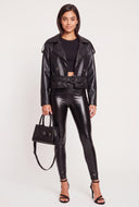 Vegan Leather Leggings