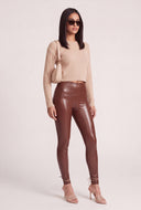 Vegan Leather Leggings