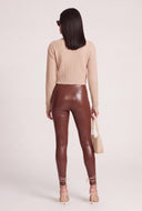 Vegan Leather Leggings