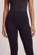 High-Waist Compression Rib Leggings