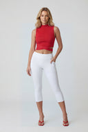 Mckenna High-Waist Capris Leggings