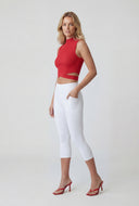 Mckenna High-Waist Capris Leggings