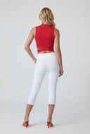 Mckenna High-Waist Capris Leggings
