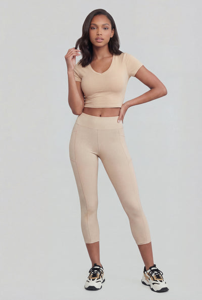 Cell Phone Pocket 7/8 Leggings