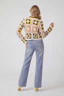 Tie Waist Mid Rise Straight-Leg Jeans