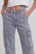 Wide Leg Cargo Jeans