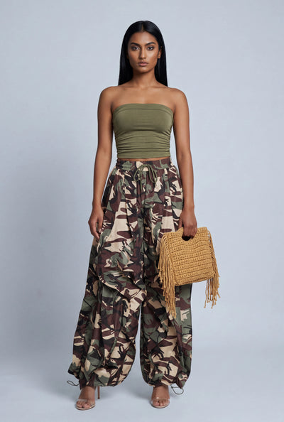 Camo Parachute Joggers