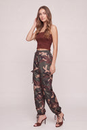Sevyn Camo Drawstring Joggers