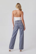 Glam Studded Wide-Leg Jeans