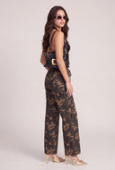 Camo Drawstring Cargo Pants