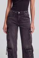 Celine Whiskered Cargo Straight-Leg Jeans