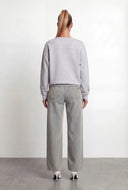 Mid Rise Wide-Leg Stretch Jeans