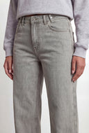 Mid Rise Wide-Leg Stretch Jeans
