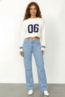 Margo Fayed Floral Straight-Leg Jeans