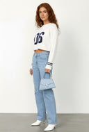 Margo Fayed Floral Straight-Leg Jeans