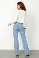 Margo Fayed Floral Straight-Leg Jeans