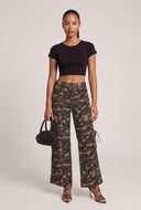 Nellie Camo Drawstring Utility Pants