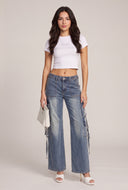 Elliot Acid Wash Cargo Jeans