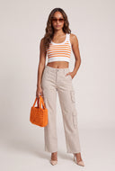 Twill Cargo Pants