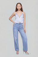 Kaliyah Mid Rise Stretch Jeans