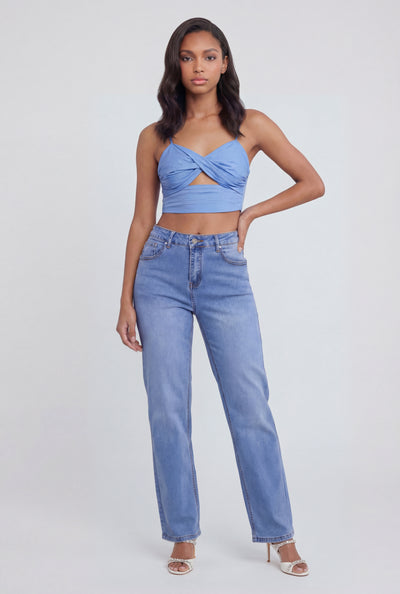 Kaliyah Mid Rise Stretch Jeans