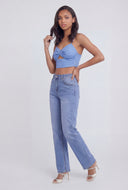 Kaliyah Mid Rise Stretch Jeans