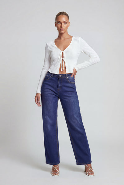 Kaliyah Mid Rise Stretch Jeans