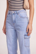 Wide Leg Cargo Jeans
