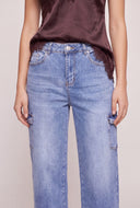 Wide Leg Cargo Jeans